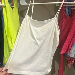 White Spaghetti Strap Top